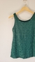 Regata brilhos verde - Outfit Lover