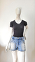 Short jeans azul na internet