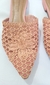 Mule bordado rosa - loja online