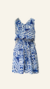 Vestido curto azul
