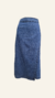 Saia midi azul