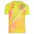 Camisa goleiro amarela do Flamengo, modelo 25/26 da Adidas, com design moderno e estampas coloridas.