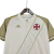 Camisa feminina Kappa do Vasco da Gama III 24/25, na cor bege, com detalhes em vermelho e dourado.