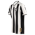 Camisa Botafogo I 24/25 torcedor masculina da Reebok, com listras pretas e brancas.