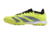Chuteira Society Adidas Predator 24 Elite Low Unissex nas cores amarelo e preto, com detalhes em cinza.