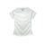 Camisa branca feminina do Santos I 24/25, vista traseira, com detalhes da marca Umbro.