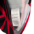 Etiqueta de composição da camisa Flamengo I 24/25, mostrando informações sobre tamanho e material.