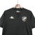 Camisa preta do Vasco da Gama III 24/25, modelo torcedor Kappa masculina, com detalhes em branco e escudo do clube.