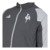 Jaqueta corta-vento masculina cinza do Atlético Mineiro, da marca Adidas, com detalhes em branco.