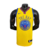Camiseta regata amarela do Golden State Warriors, modelo masculino da Nike, com estampa "THE BAY".