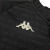 Detalhe da camisa feminina do Vasco da Gama III 24/25, com o logotipo da Kappa em destaque.