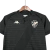 Camisa preta do Vasco da Gama III 24/25, modelo feminino, com detalhes em dourado e escudo do clube.