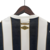 Camisa do Santos 2 24/25, modelo torcedor masculino, na cor branca e preta, com detalhes em dourado e estampa no colarinho.