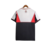 Camisa retrô masculina do São Paulo, edição memorial 1992, com cores preta, branca e vermelha, vista traseira.