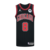 Camiseta regata masculina preta do Chicago Bulls, com detalhes em vermelho e número 8, da linha Jordan.