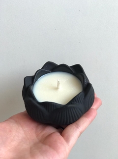 Vela cuenco flor de loto - comprar online