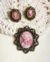 Conjunto de camafeu rosa - comprar online
