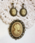 Conjunto de camafeu bege - comprar online