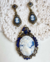 Conjunto de camafeu azul - comprar online
