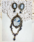 Conjunto de camafeu azul - comprar online