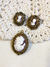 Mini conjunto de camafeu marrom - comprar online