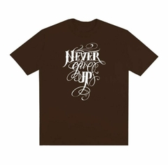 Camiseta Never Give Up - loja online