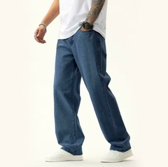 Calça Jeans Escura Reta