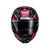 Capacete Racer1 Rc1 Icone Preto Cinza Vermelho - comprar online