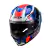 Capacete Racer1 Rc1 Icone Azul Branco Vermelho - comprar online
