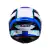 Capacete Racer1 Rc1 Icone Branco Preto Azul - Racer 1