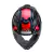 Capacete Racer1 Rc1 Icone Preto Cinza Vermelho na internet
