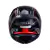 Capacete Racer1 Rc1 Icone Preto Cinza Vermelho - Racer 1