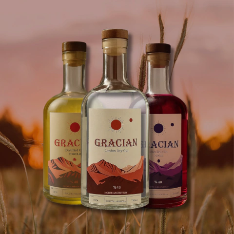 Combo Botellas Gin Dry + Gin Mora + Gin Pomelo