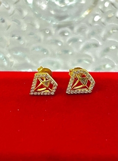 *BRINCO FEMININO EM MOEDA ANTIGA - loja online