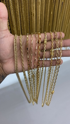 Imagem do Corrente banhada com 10 milésimos ouro faça pagamento e mande print do modelo no WhatsApp