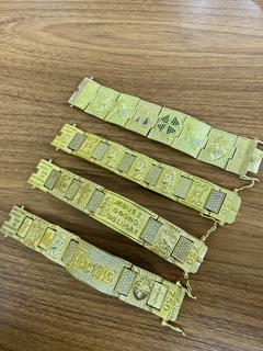 Bracelete em moeda faça pagamento e mande no WhatsApp modelo - RJ JOIAS