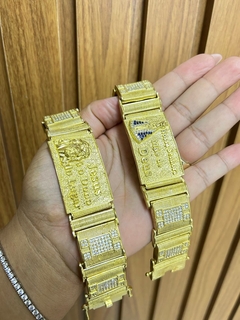 Bracelete em moeda faça pagamento e mande no WhatsApp modelo - comprar online