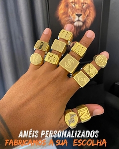 Anel personalizado faça pagamento e mande no WhatsApp como vc q fazer de acordo foto peça moeda antiga