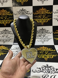 Corrente elo BAHIANO com Pirgente personalizado