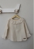 Blusa volado gasa arrugada