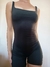 Catsuit gris topo, doble tela.