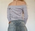 remera cuello bote gris en internet