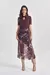 Saia Midi em Tule com Pense Lateral - comprar online