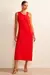 Vestido Maxi Midi em Molevisco (75088) - Livia Barros