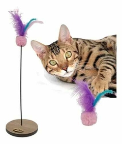 Varita doble base con plumas