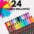 Plumones Acrílicos Profesionales, tinta premium - Set de 24 - comprar en línea