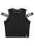 Cropped Preto Alça Dway