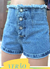 Short Jeans Botões