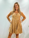 Vestido Shine Camel