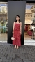 Conjunto Tamara Suede Bordado Vermelho en internet
